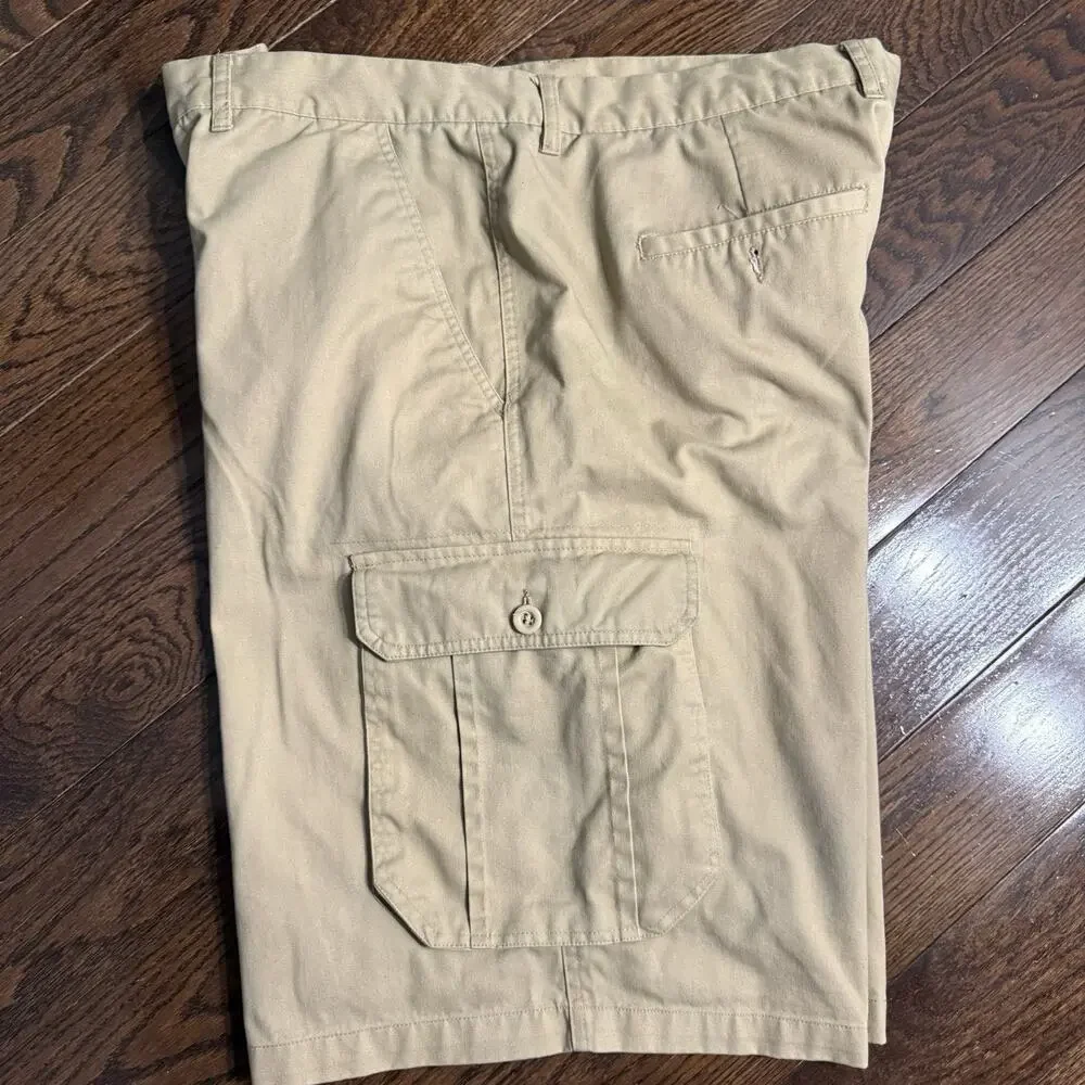 True‎ One Cargo Shorts Men’s 44 Khaki Utility Pockets Outdoor Workwear